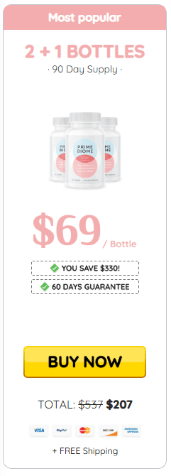 PrimeBiome 3 bottle